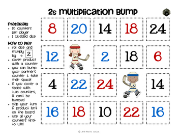 multiplication bump game